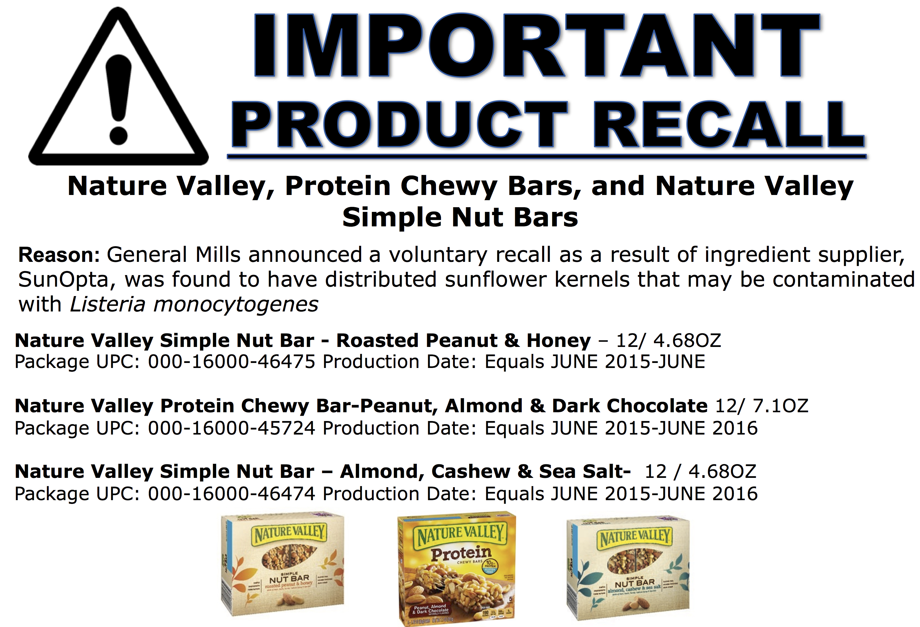 Nature Valley Recall